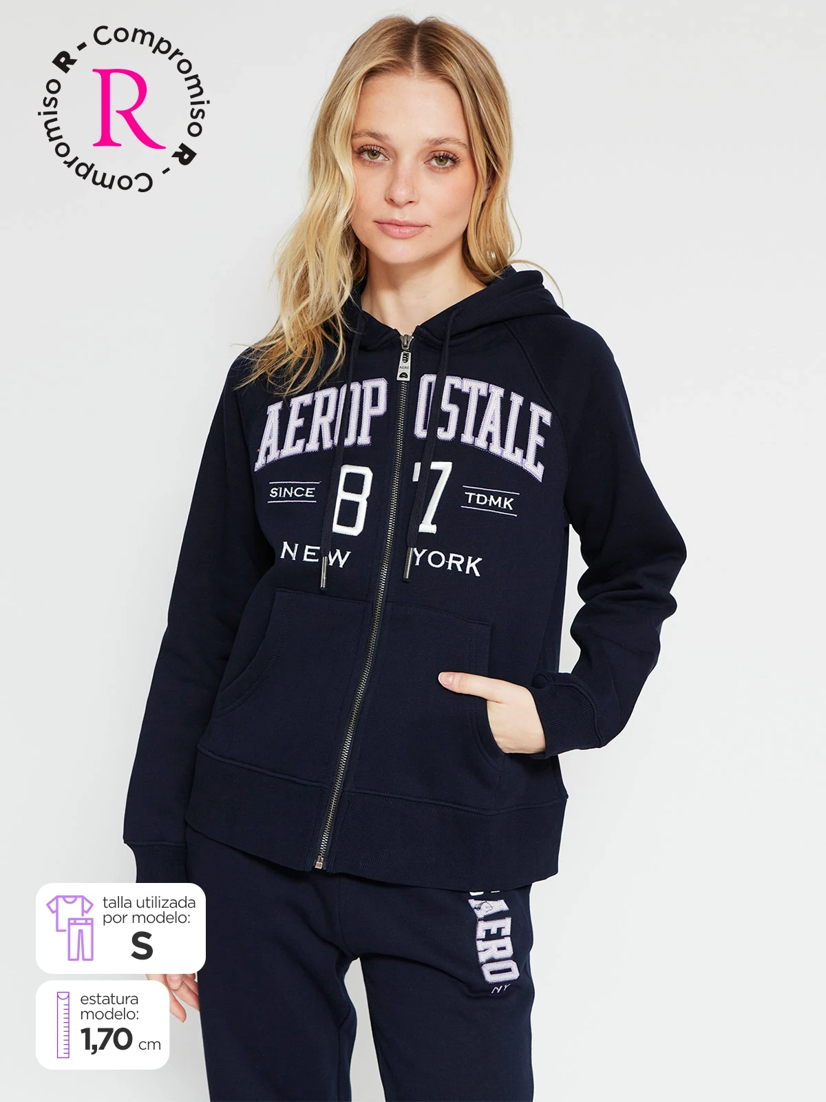 POLERÓN MUJER AEROPOSTALE ALGODÓN  - 1