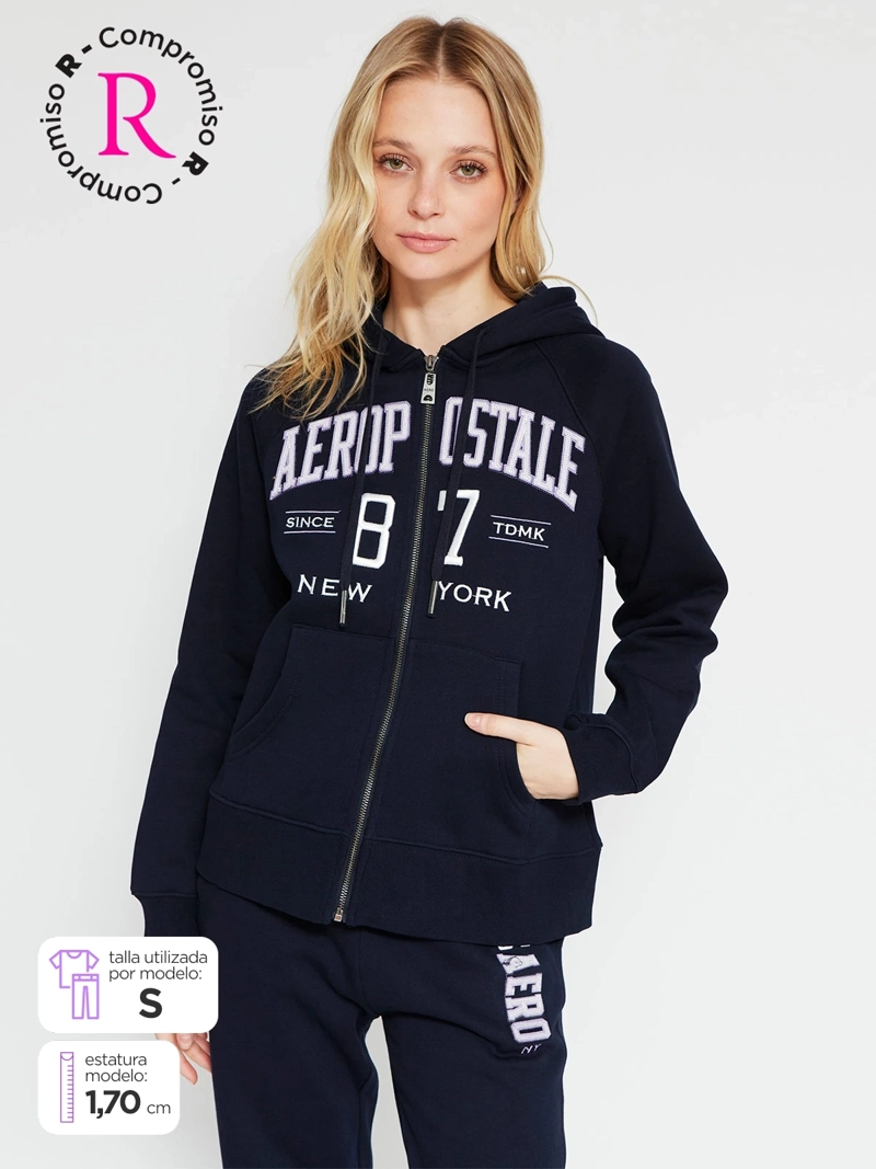 POLERÓN MUJER AEROPOSTALE ALGODÓN  - 1