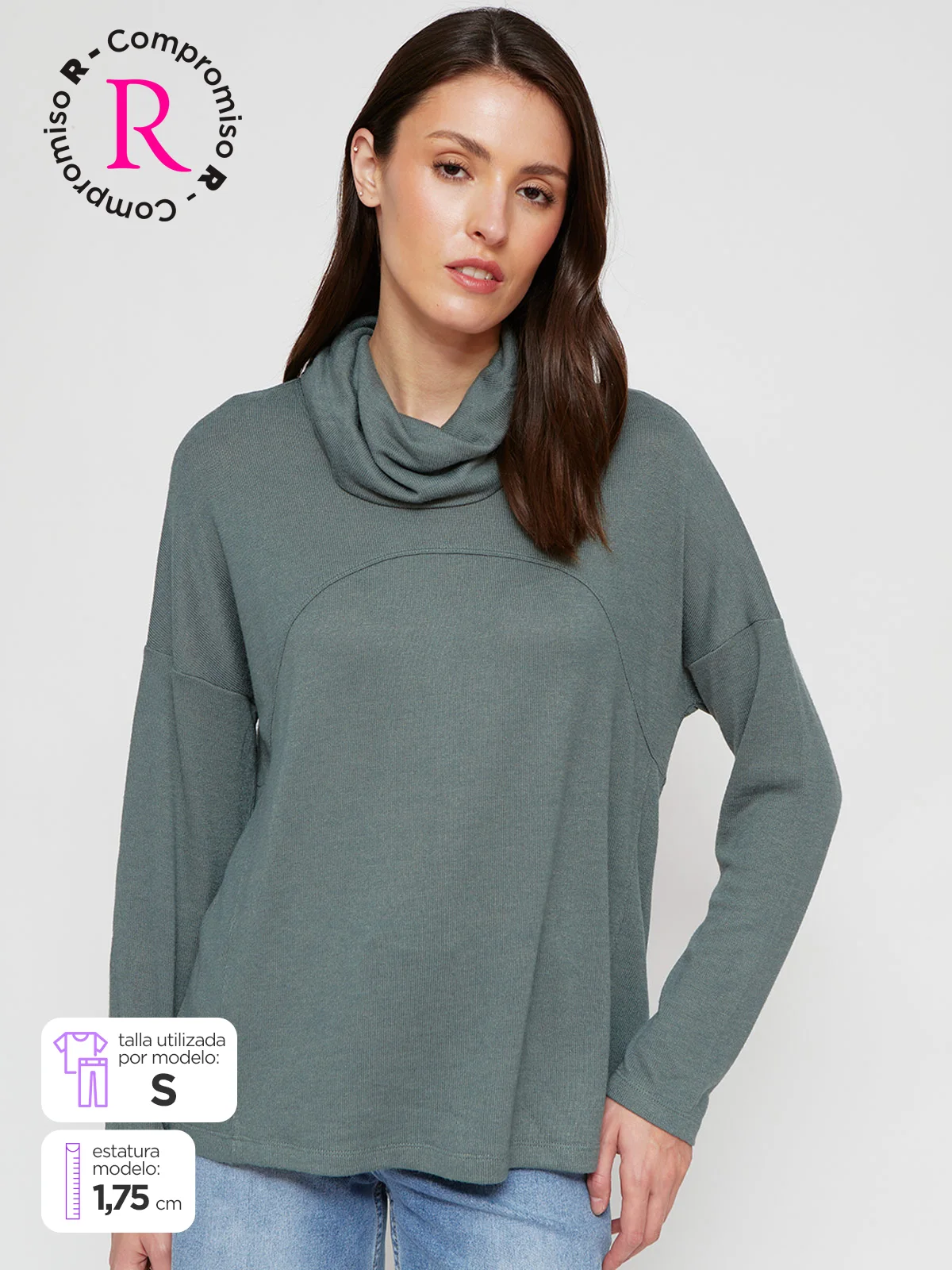 POLERA MUJER TATIENNE BEATLE MANGA LARGA - 1