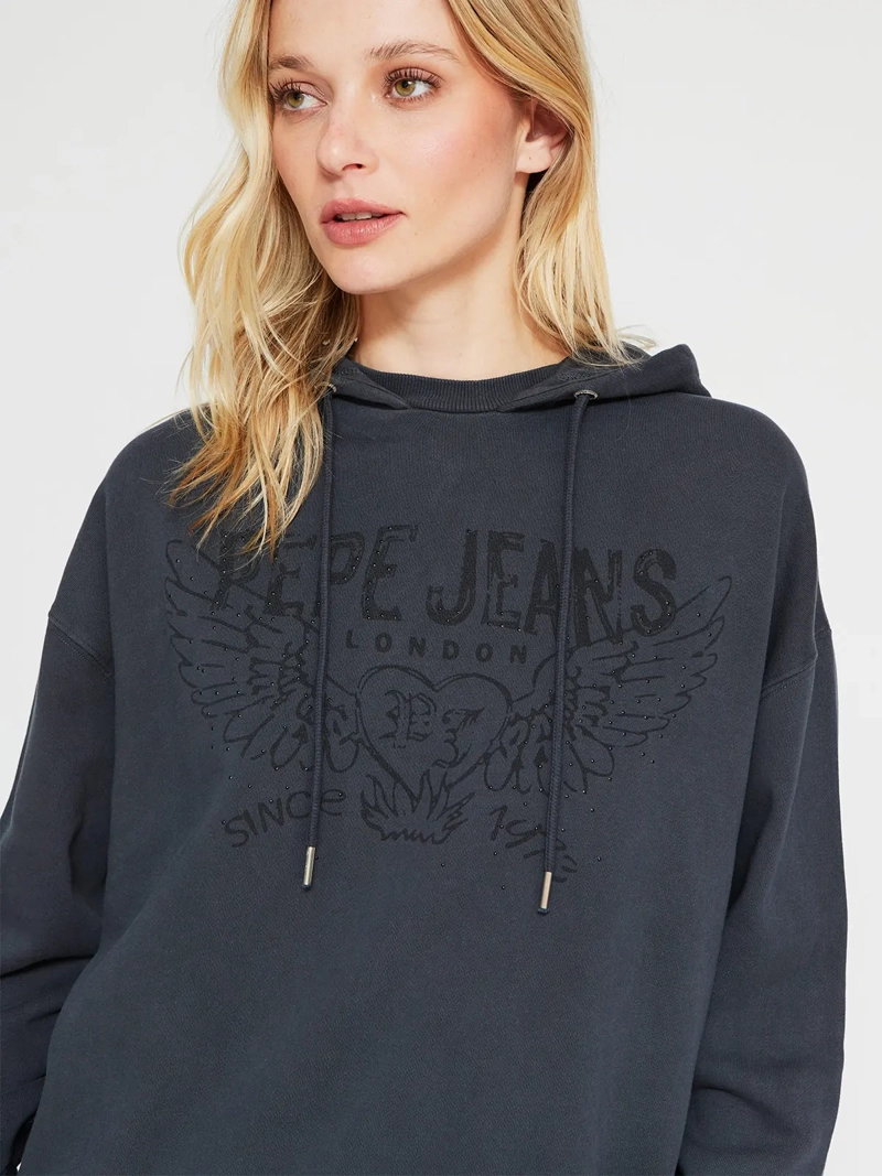 POLERÓN MUJER PEPE JEANS ALGODÓN TACHAS - 3