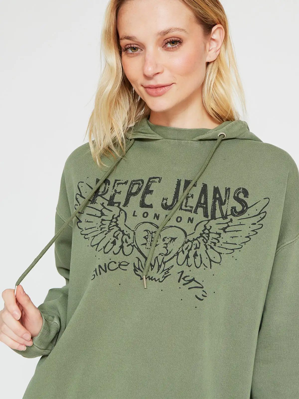 POLERÓN MUJER PEPE JEANS ALGODÓN TACHAS - 3