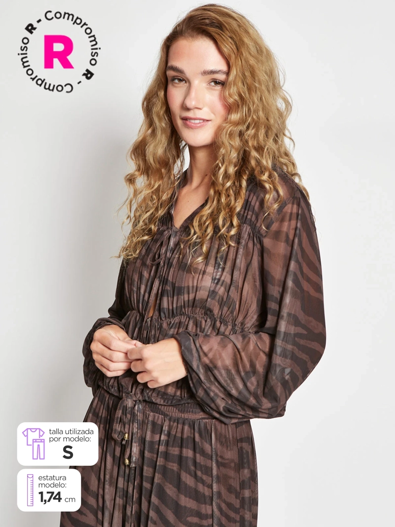 BLUSA MUJER MARQUIS ESTAMPADA - 1