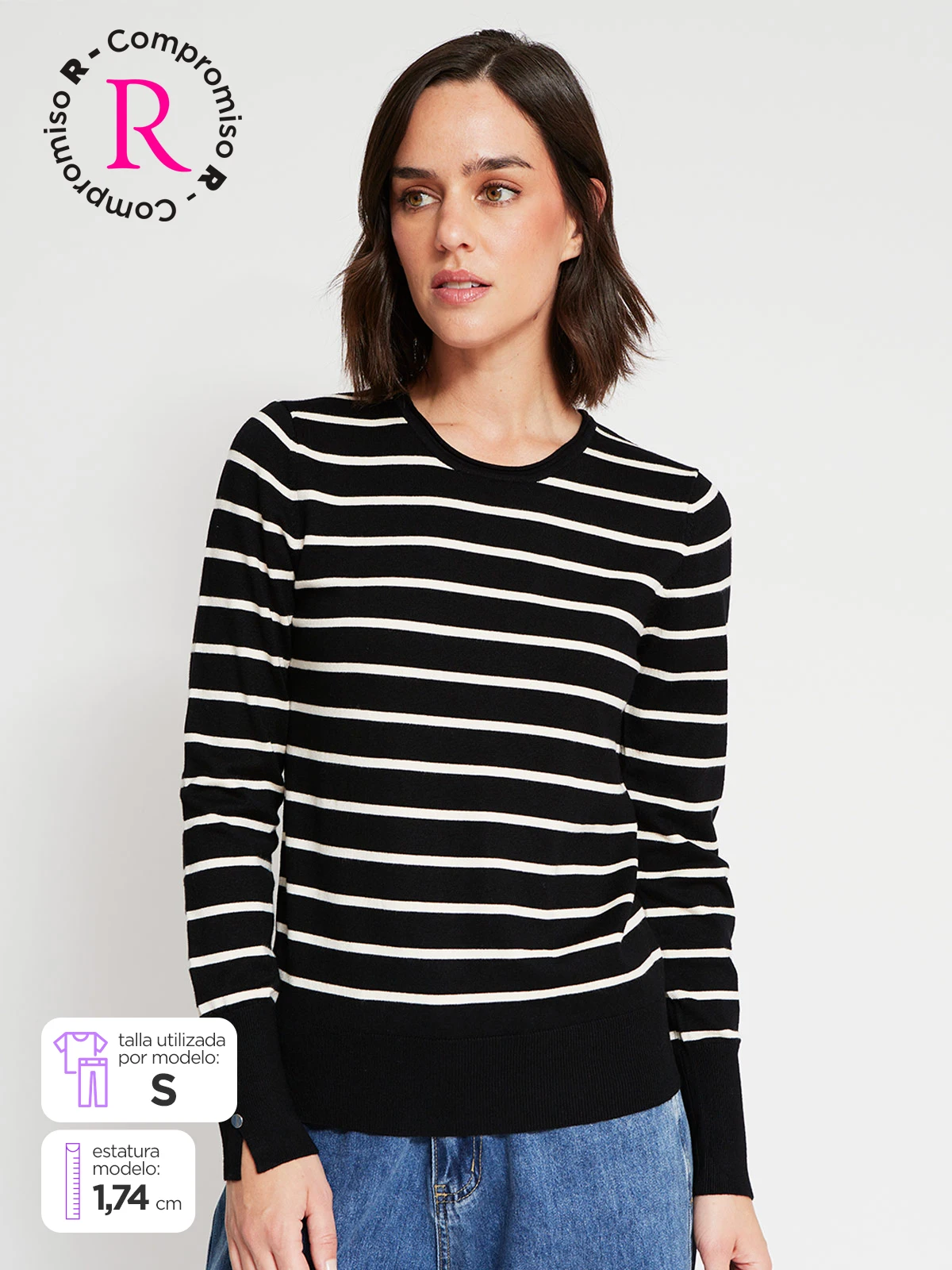 SWEATER MUJER MARQUIS CUELLO REDONDO - 1