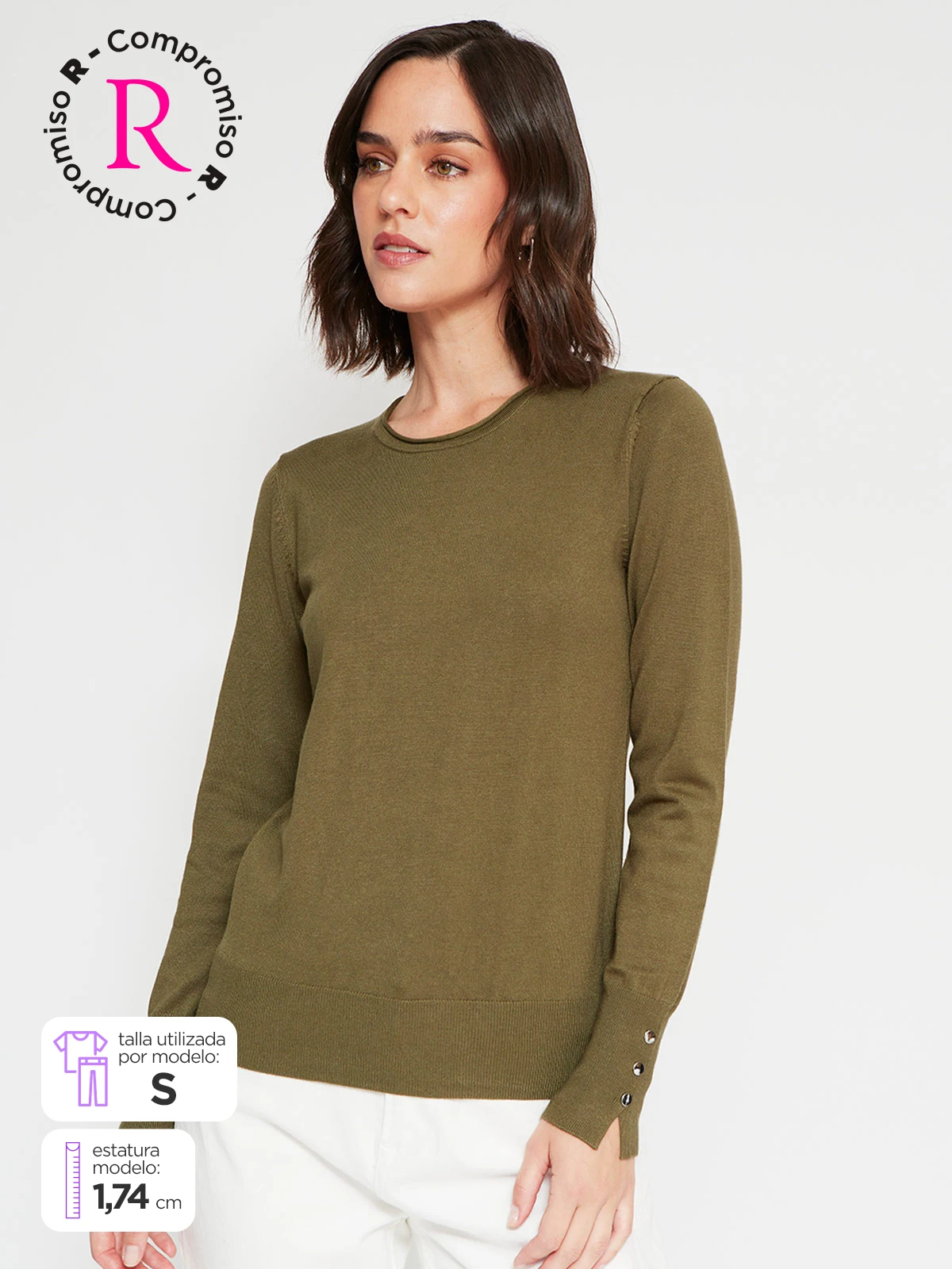SWEATER MUJER MARQUIS CUELLO REDONDO