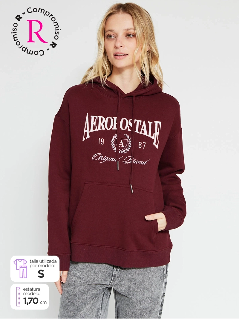 POLERÓN MUJER AEROPOSTALE ALGODÓN  - 1