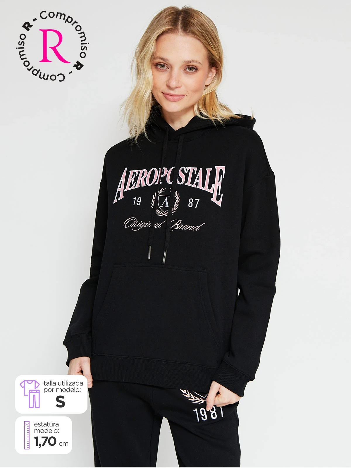 POLERÓN MUJER AEROPOSTALE ALGODÓN  - 1
