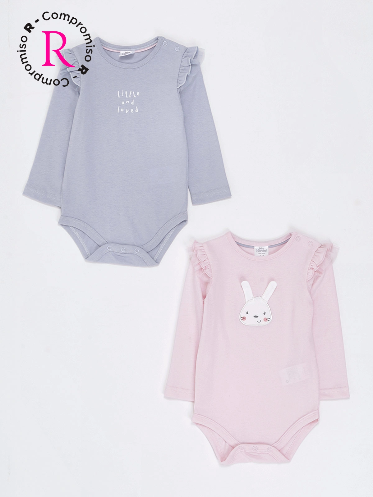PACK X2 BODY NIÑA BABY HARVEST BUNNY - 1