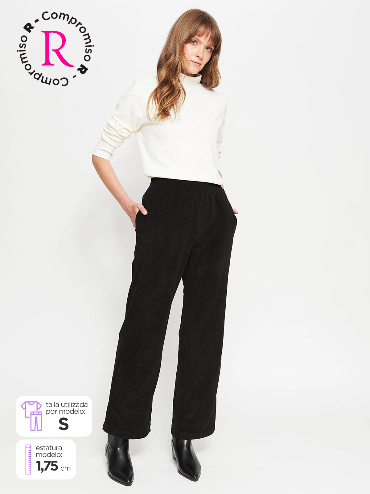 PANTALÓN MUJER AZIZ ANCHO - 1