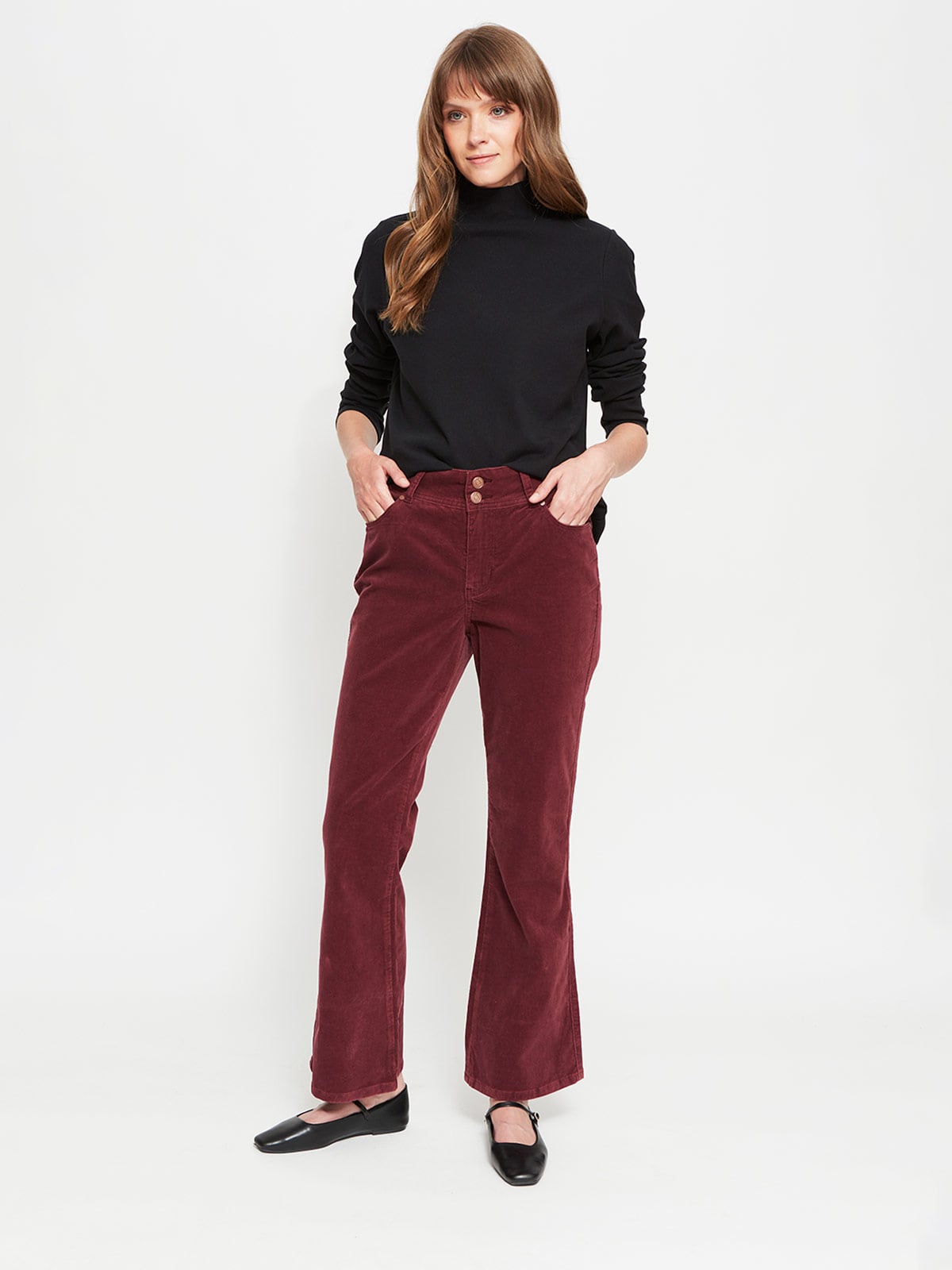 POLERA MUJER AZIZ MANGA LARGA BÁSICA - 4