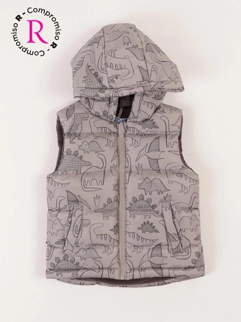 PARKA SIN MANGAS NIÑO BABY HARVEST CAPUCHA  - 1