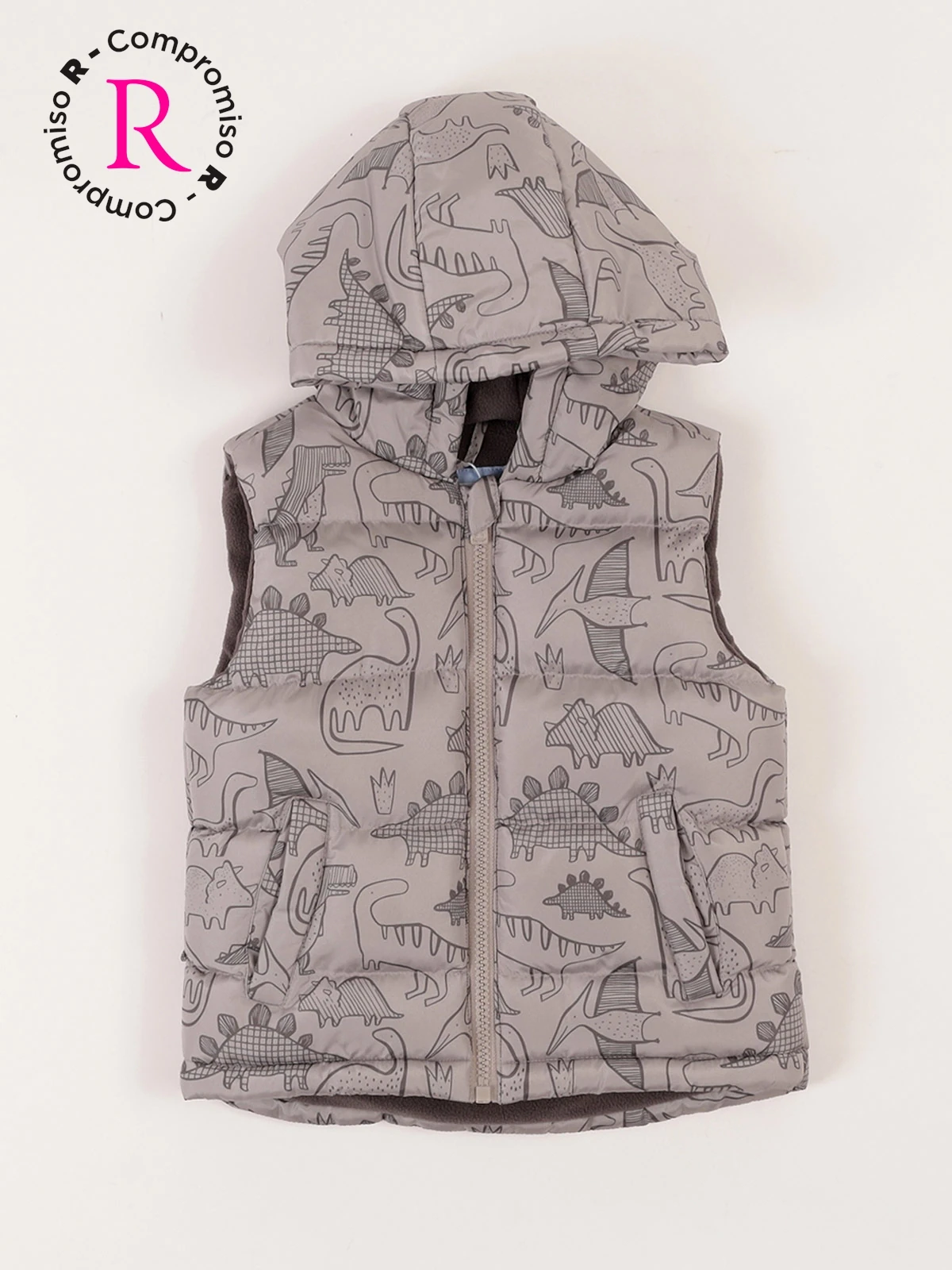 PARKA SIN MANGAS NIÑO BABY HARVEST CAPUCHA  - 1