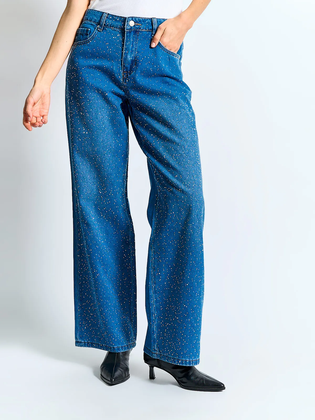 JEANS MUJER MARQUIS ALGODÓN BRILLOS - 2
