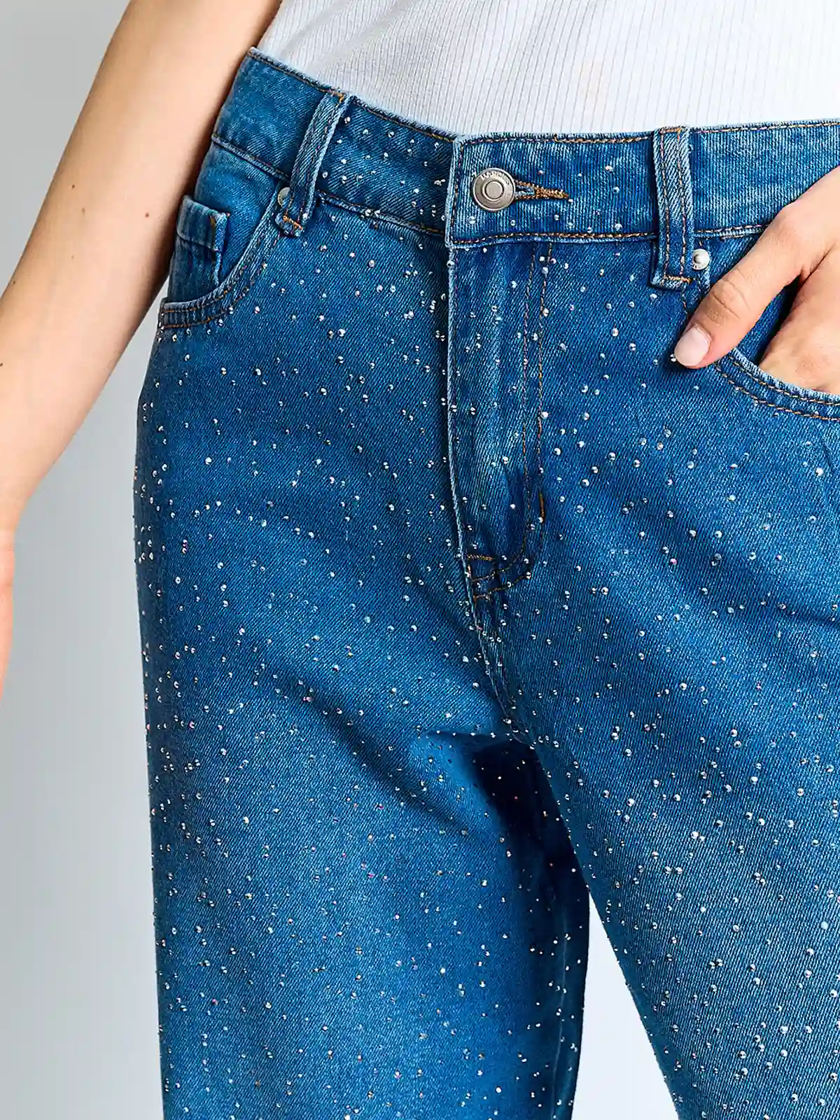 JEANS MUJER MARQUIS ALGODÓN BRILLOS - 4