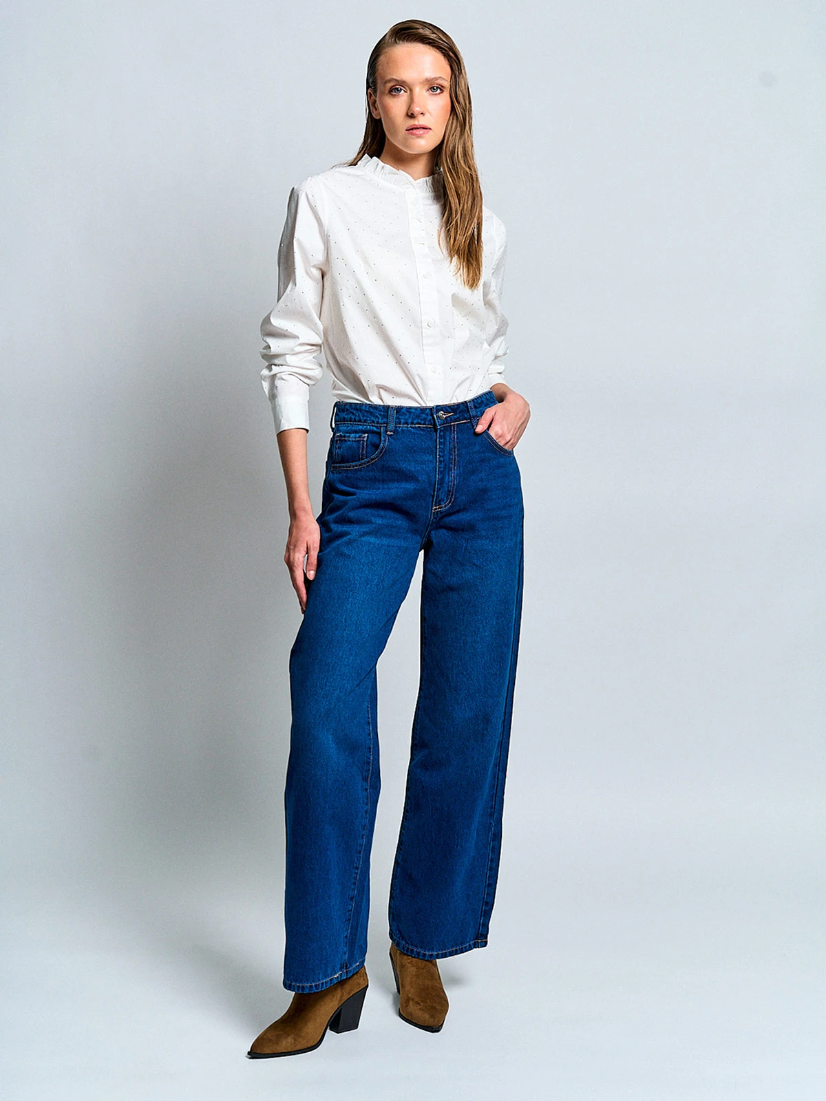 BLUSA MUJER MARQUIS ALGODÓN BRILLOS - 4