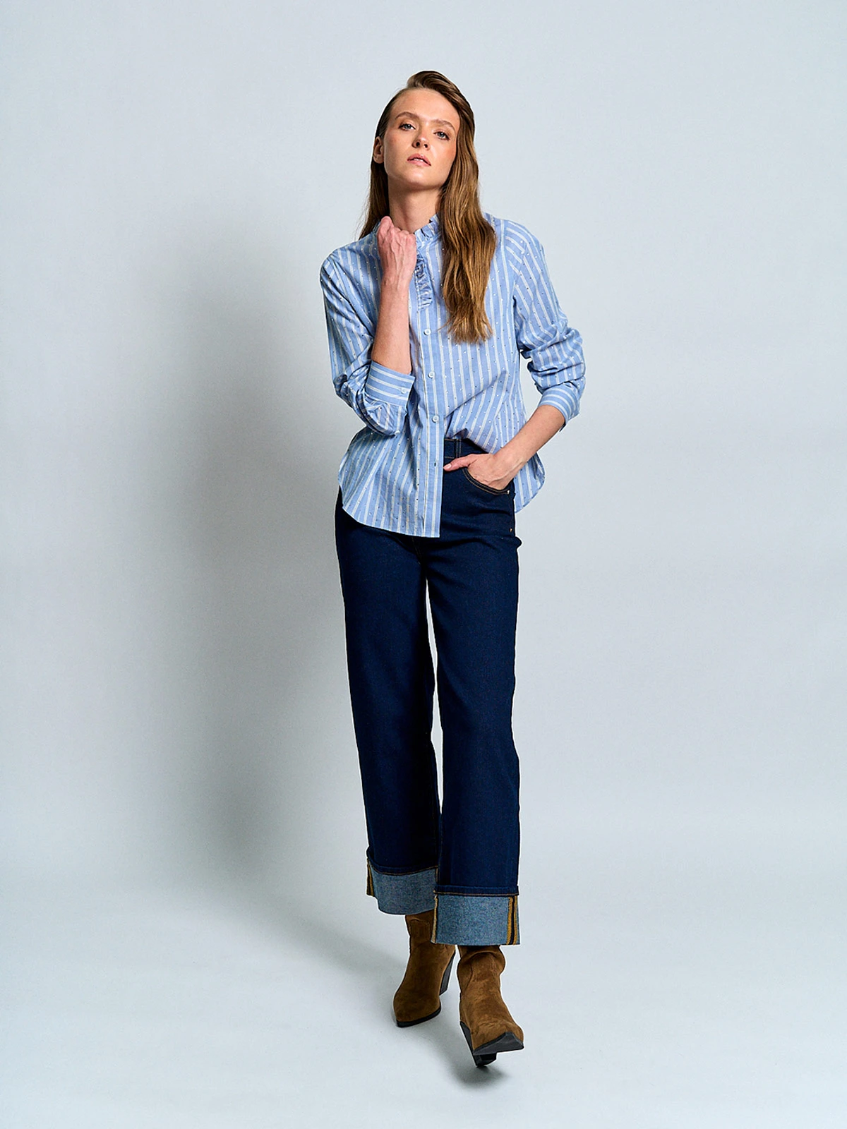 BLUSA MUJER MARQUIS ALGODÓN BRILLOS - 4