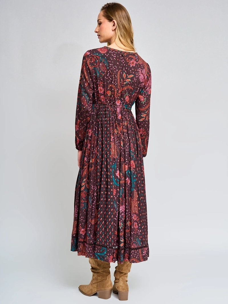 VESTIDO MUJER TATIENNE LARGO ESTAMPADO - 3