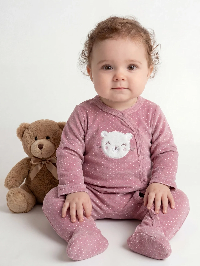 OSITO NIÑA BABY HARVEST PLUSH - 1