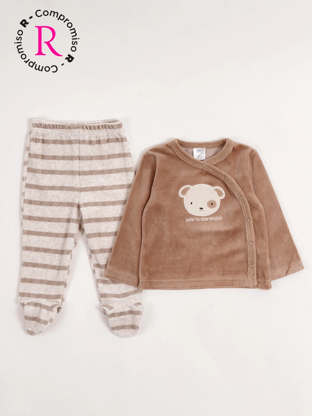 OSITO NIÑO BABY HARVEST PLUSH 2 PIEZAS - 1