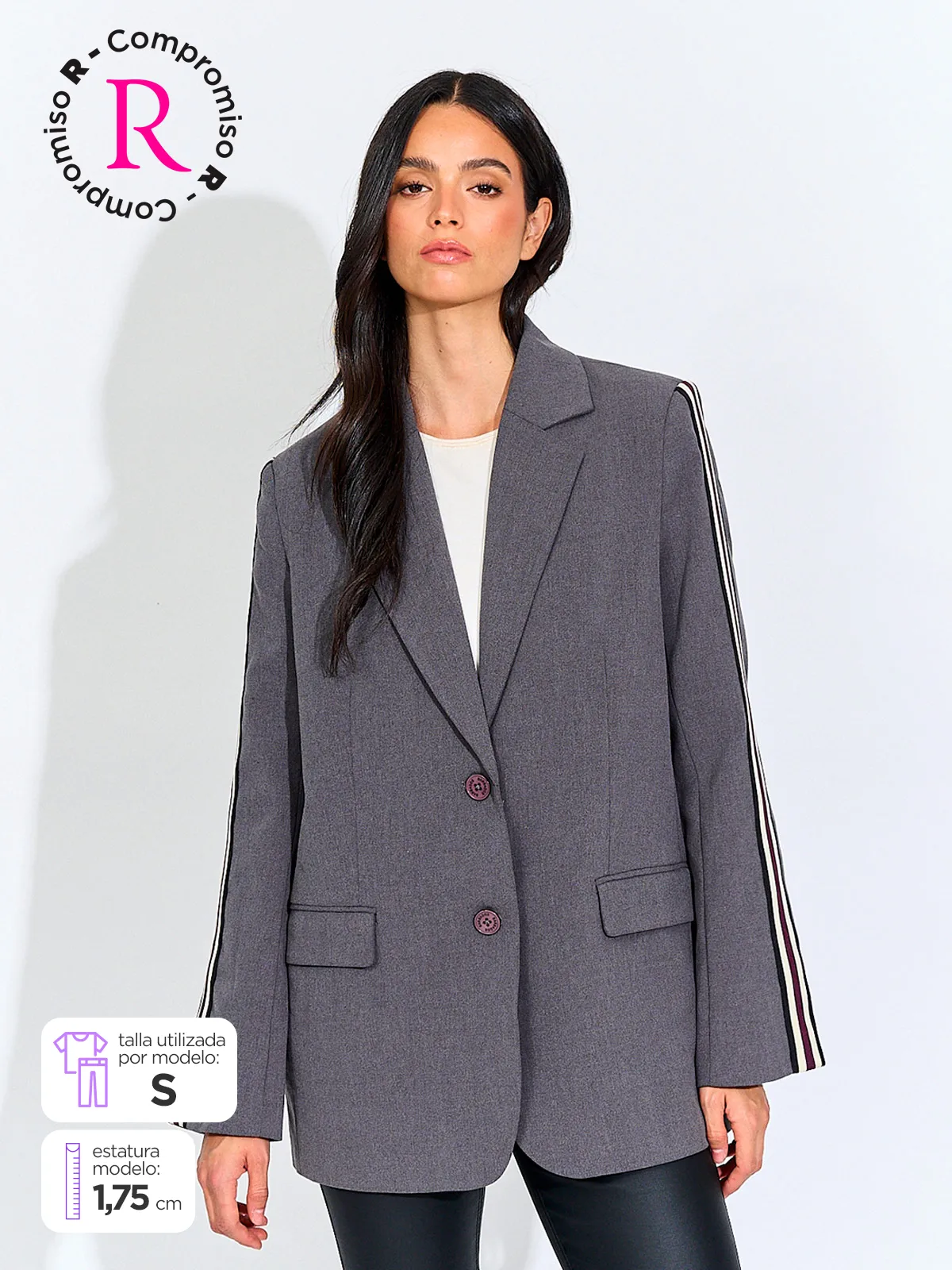 BLAZER MUJER BARBADOS TAPE - 1