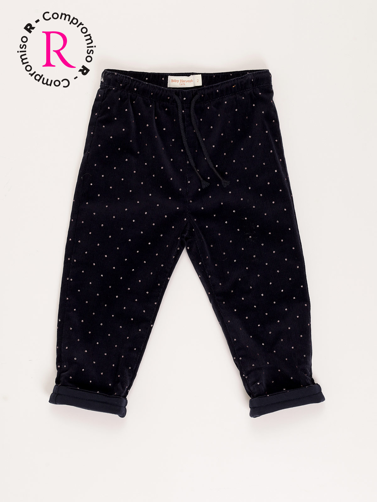 PANTALÓN NIÑA BABY HARVEST ALGODÓN - 1