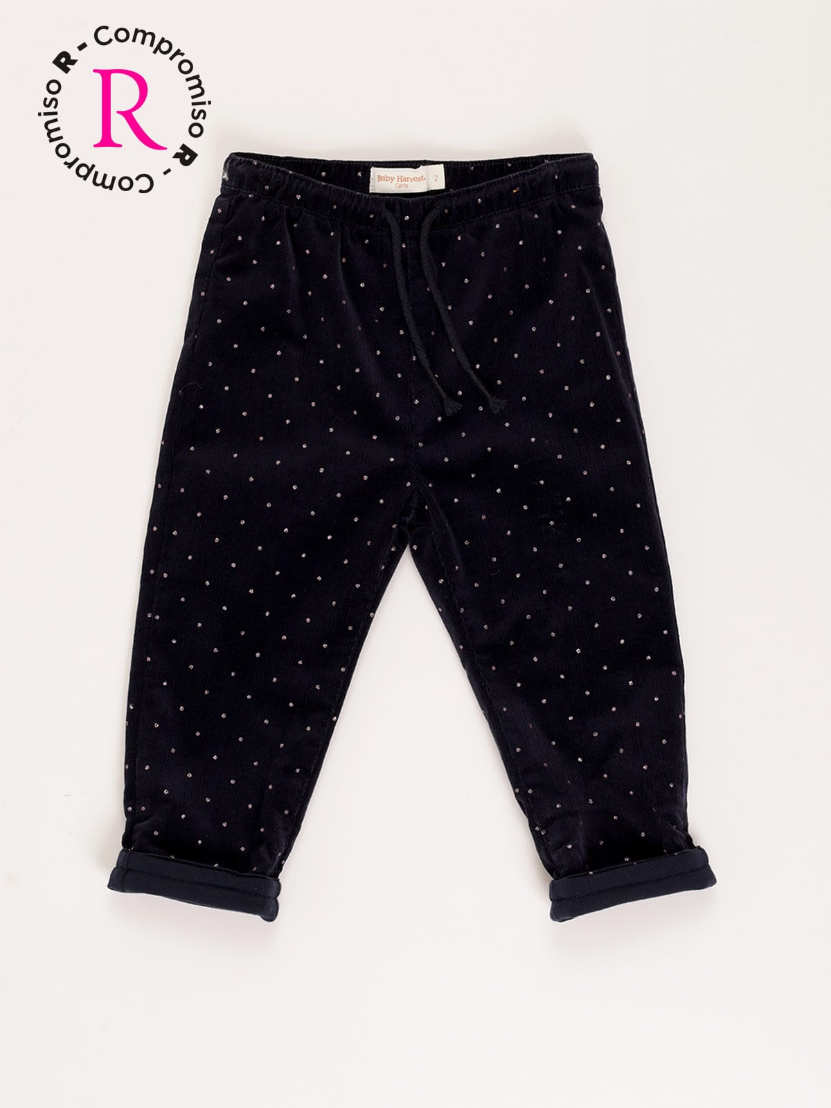 PANTALÓN NIÑA BABY HARVEST ALGODÓN - 1