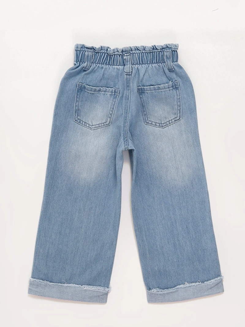 JEANS NIÑA BABY HARVEST WIDE FLORES BORDADAS - 2