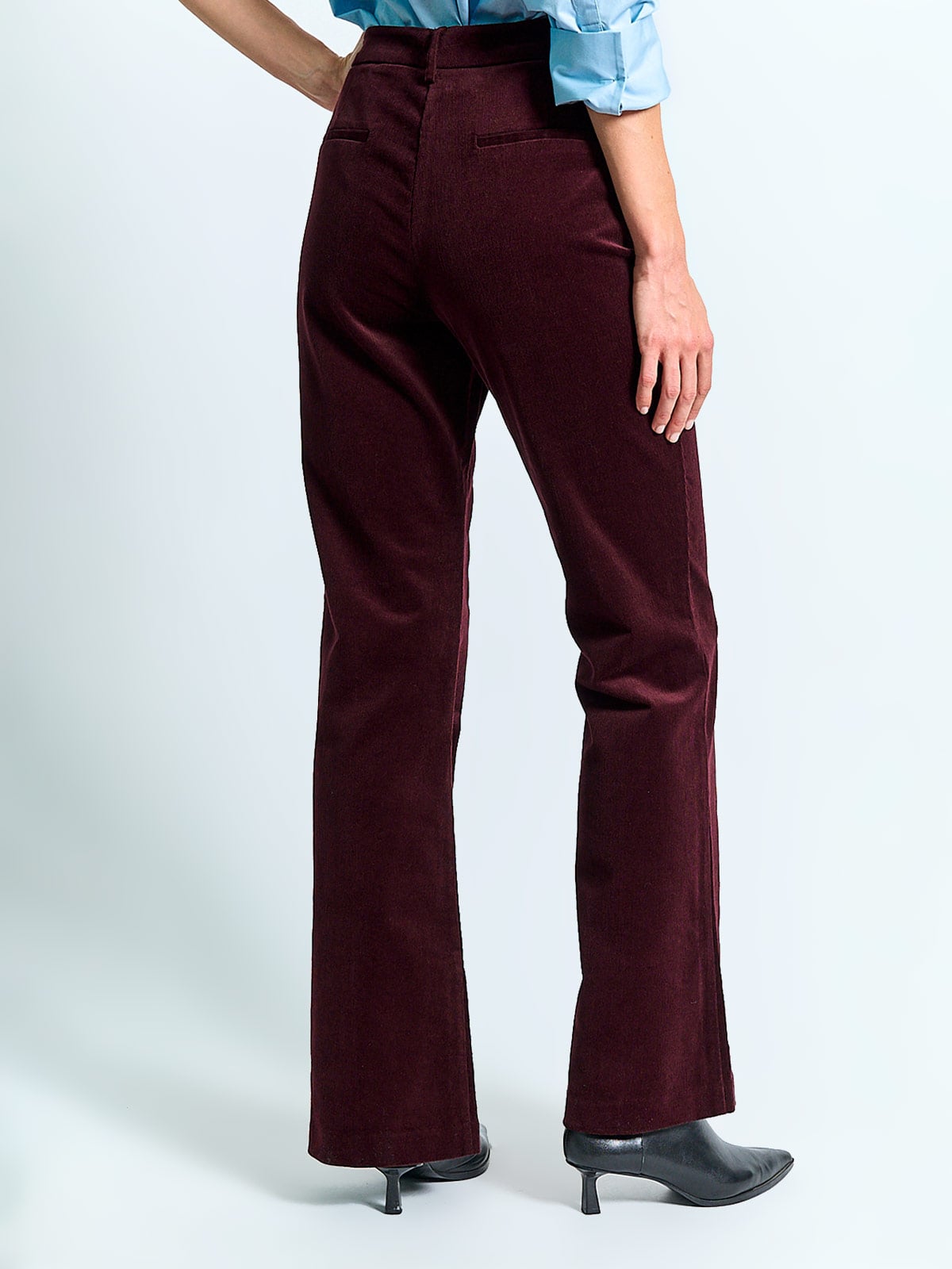 PANTALÓN MUJER MARQUIS ALGODÓN COTELÉ FLARE - 3