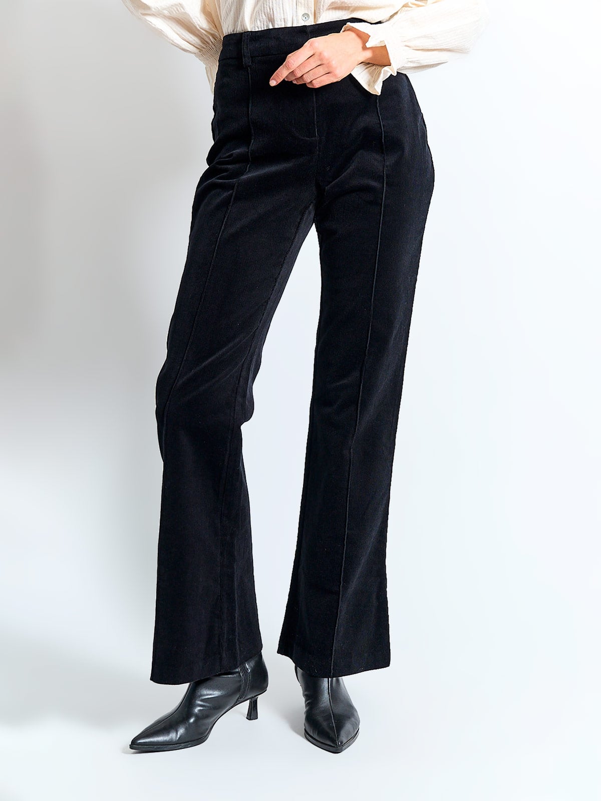 PANTALÓN MUJER MARQUIS ALGODÓN COTELÉ FLARE - 2