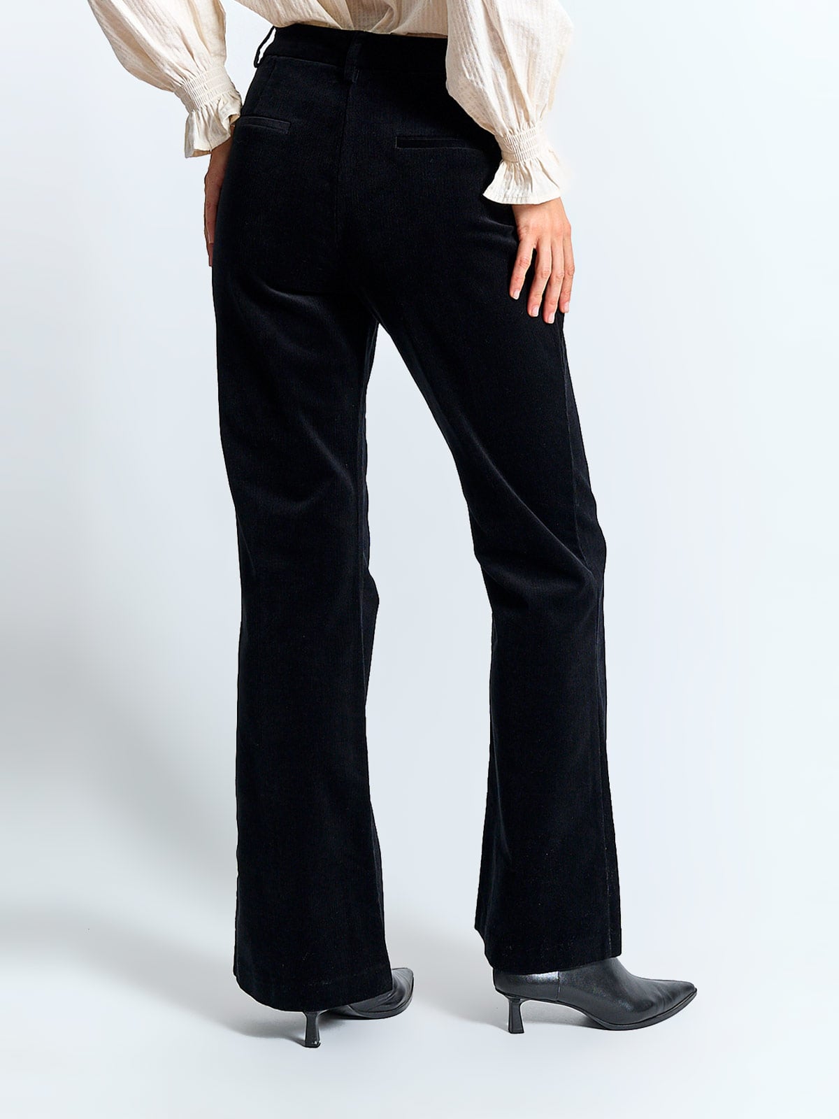PANTALÓN MUJER MARQUIS ALGODÓN COTELÉ FLARE - 3