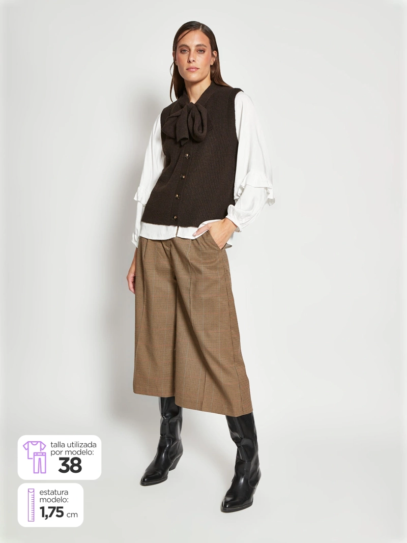 PANTALÓN MUJER MARQUIS EVASE CROPPED - 1