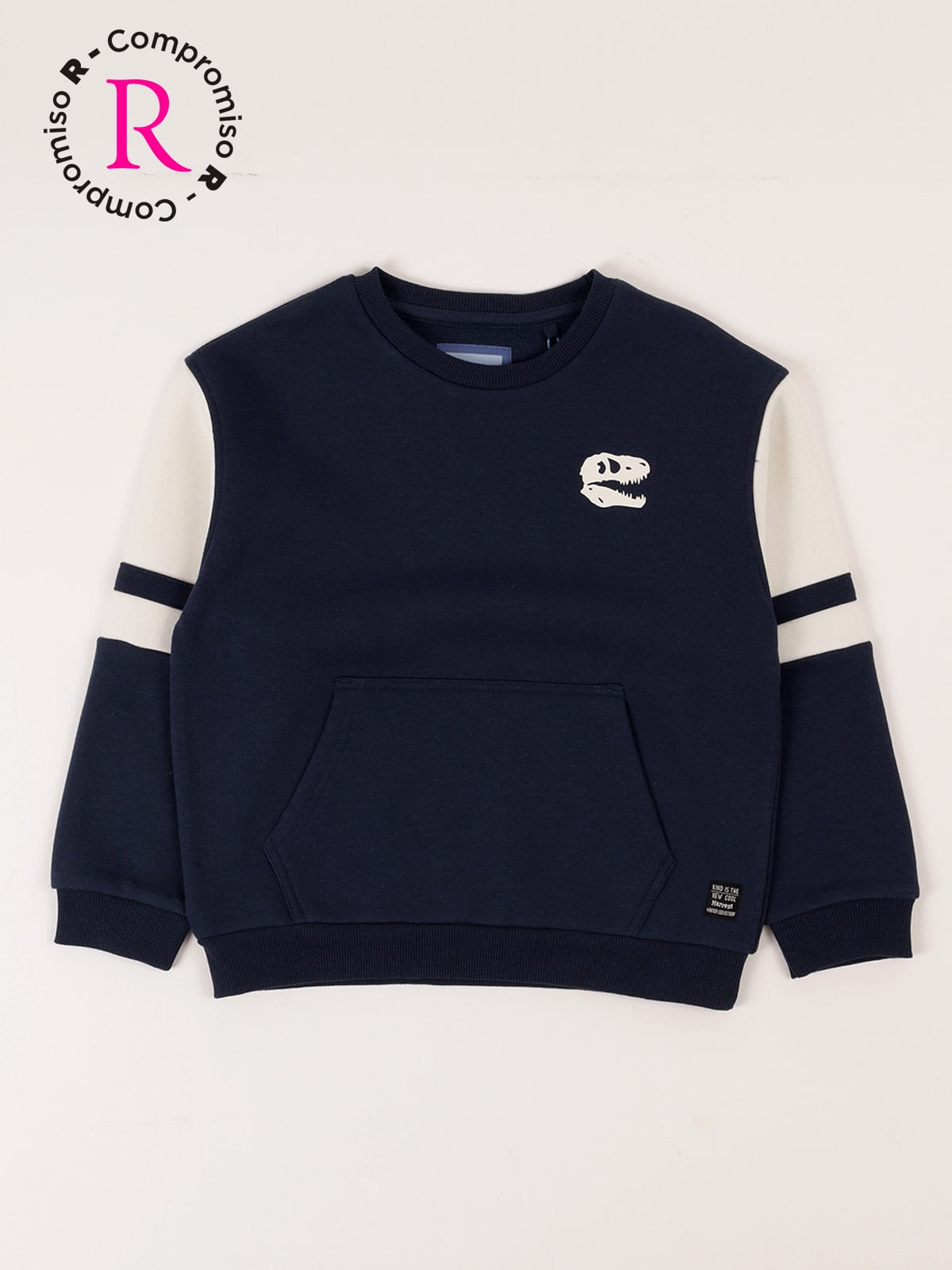 POLERON NIÑO HARVEST REGULAR FIT MANGA LARGA - 1