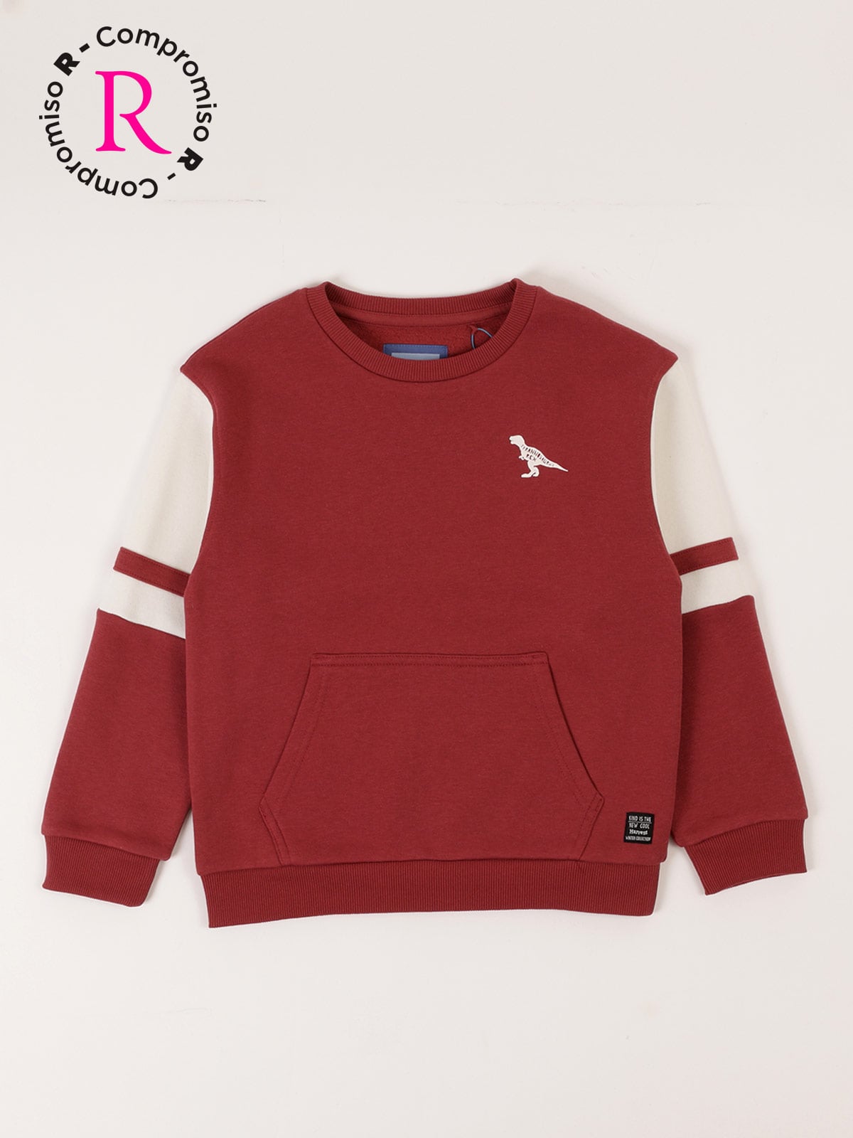 POLERON NIÑO HARVEST REGULAR FIT MANGA LARGA - 1