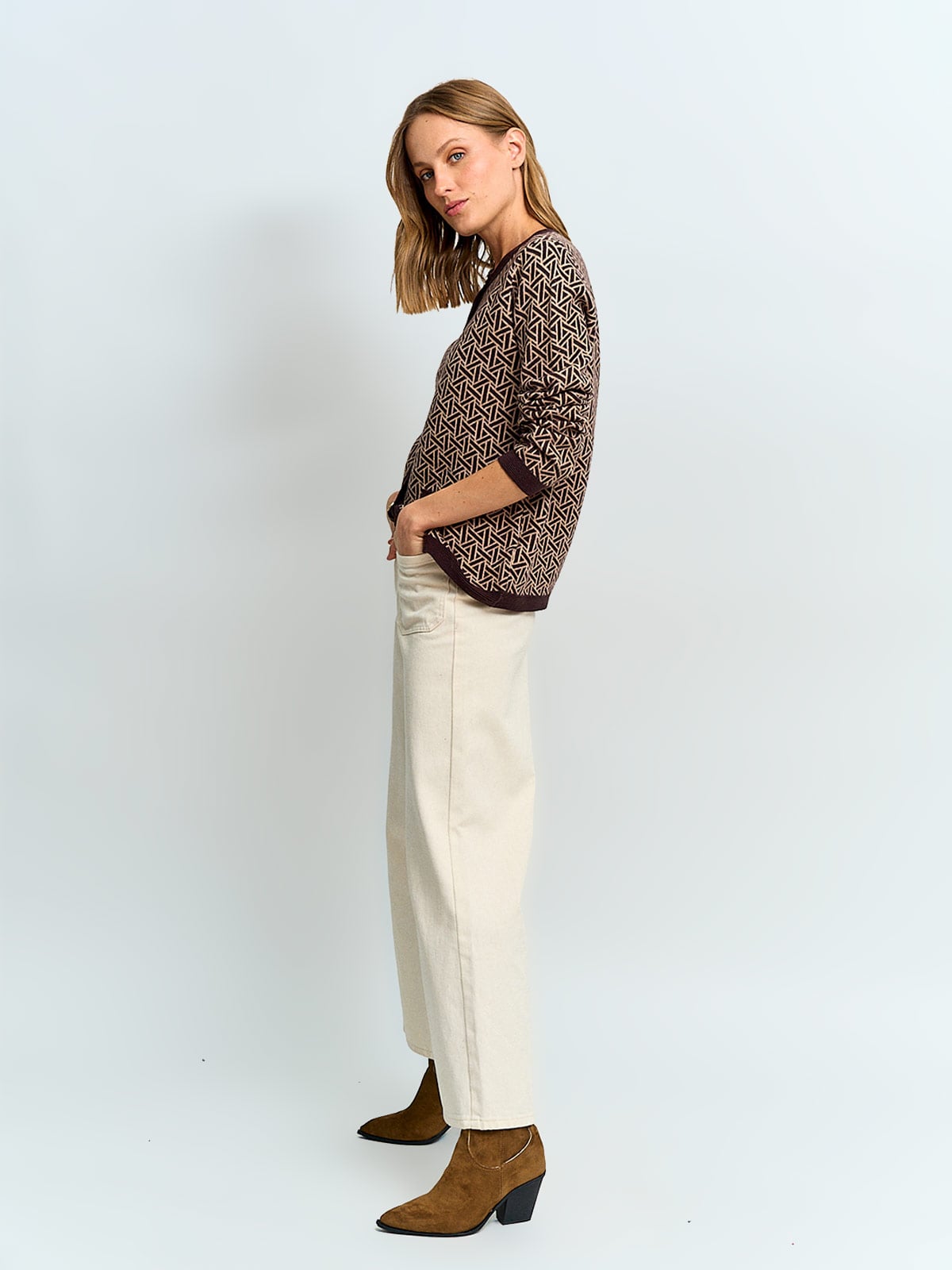 CARDIGAN MUJER CACHAREL BOTONES - 4