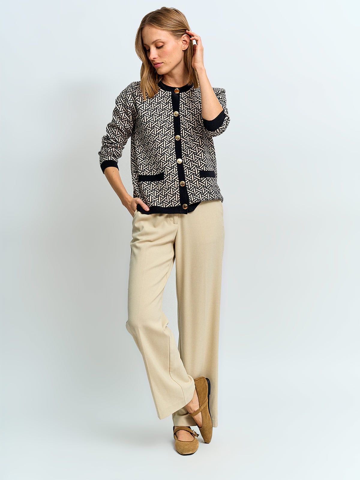 CARDIGAN MUJER CACHAREL BOTONES - 4