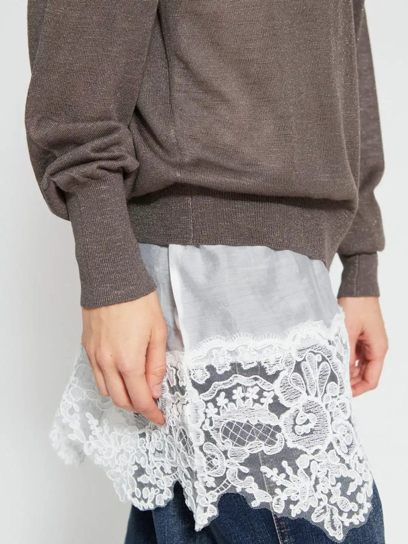 SWEATER MUJER MARQUIS ENCAJE - 3