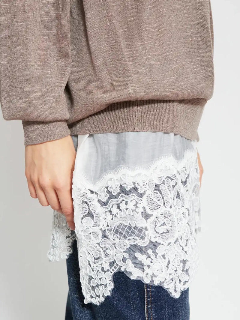 SWEATER MUJER MARQUIS ENCAJE - 3