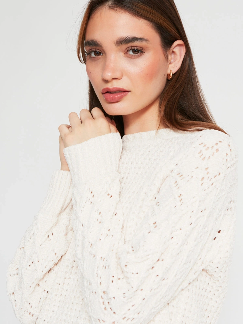 SWEATER MUJER INDEX CUELLO REDONDO MANGA LARGA - 3