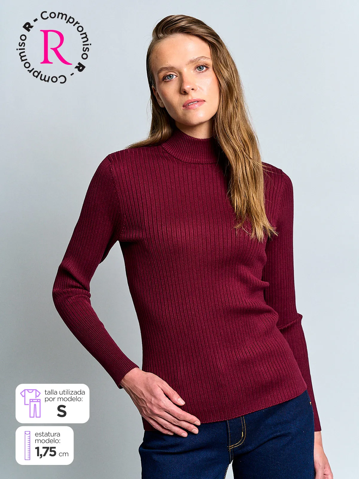 SWEATER MUJER MARQUIS CUELLO MOCK - 1