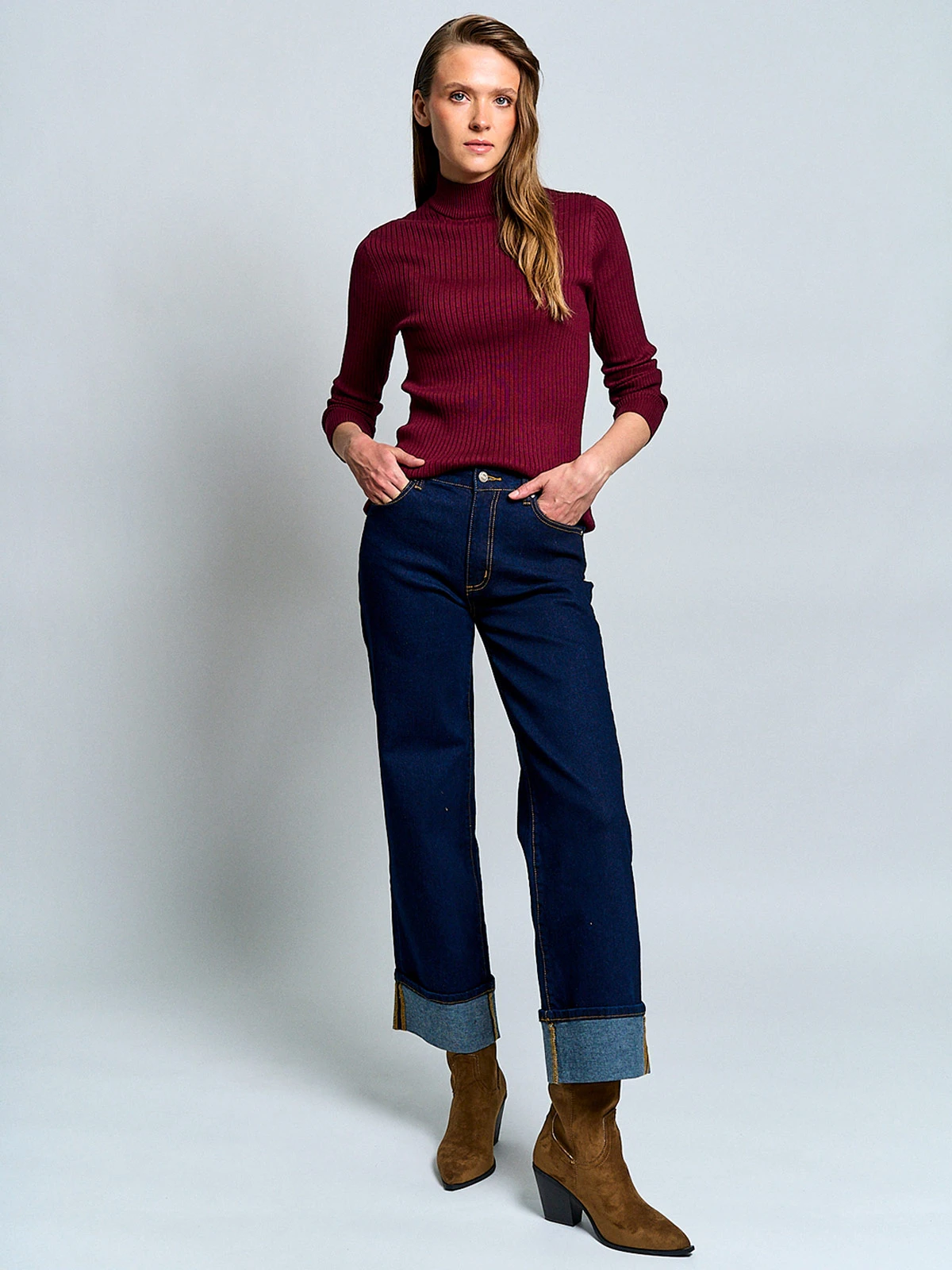 SWEATER MUJER MARQUIS CUELLO MOCK - 4