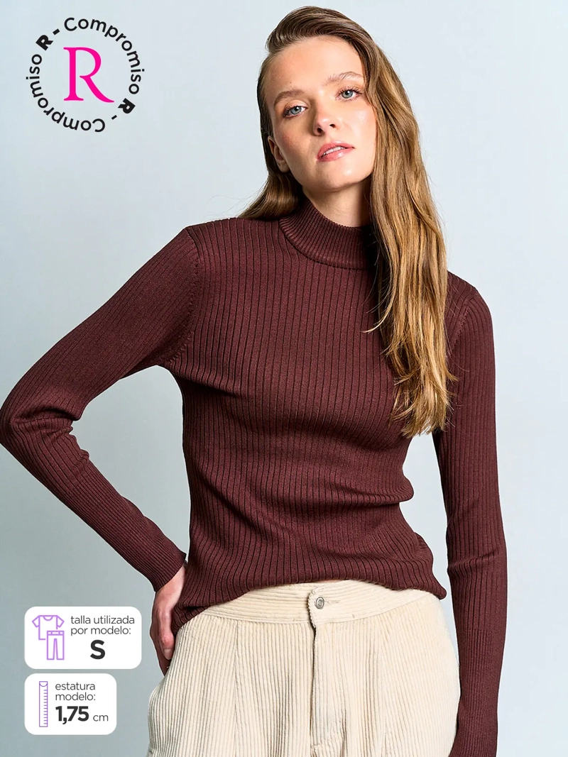 SWEATER MUJER MARQUIS CUELLO MOCK - 2