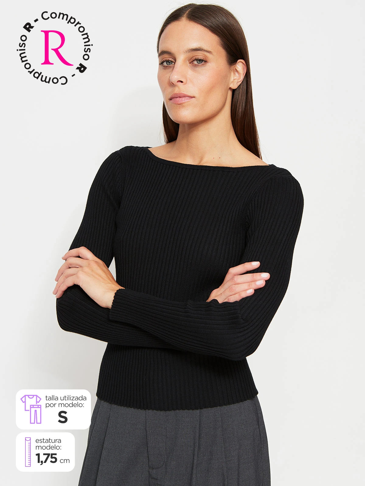 POLERA MUJER MARQUIS CUELLO BOTE - 1