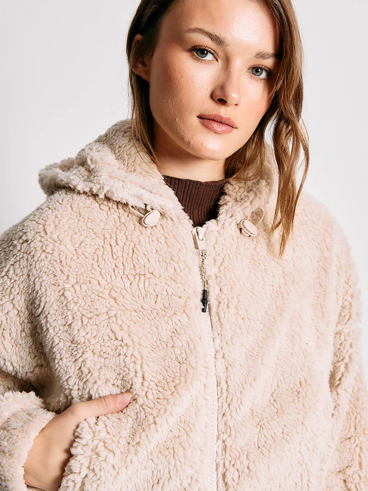 POLERÓN MUJER INDEX SHERPA MANGA LARGA - 3