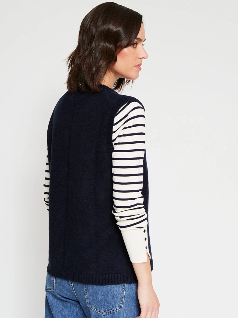 SWEATER MUJER MARQUIS SIN MANGAS - 2
