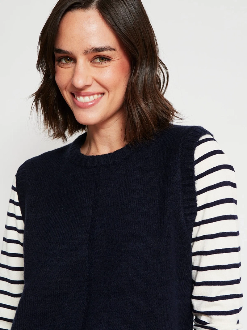 SWEATER MUJER MARQUIS SIN MANGAS - 3