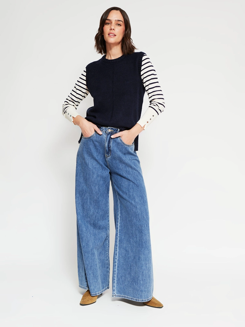 SWEATER MUJER MARQUIS SIN MANGAS - 4