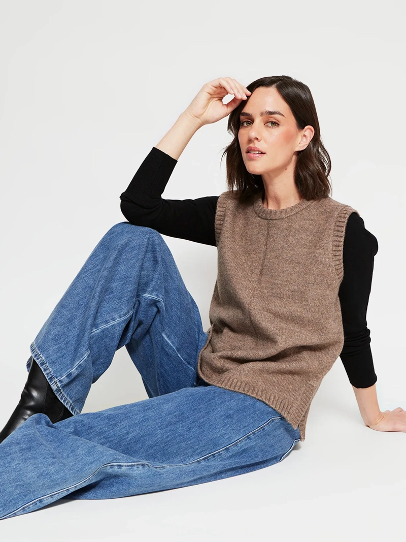 SWEATER MUJER MARQUIS SIN MANGAS - 4