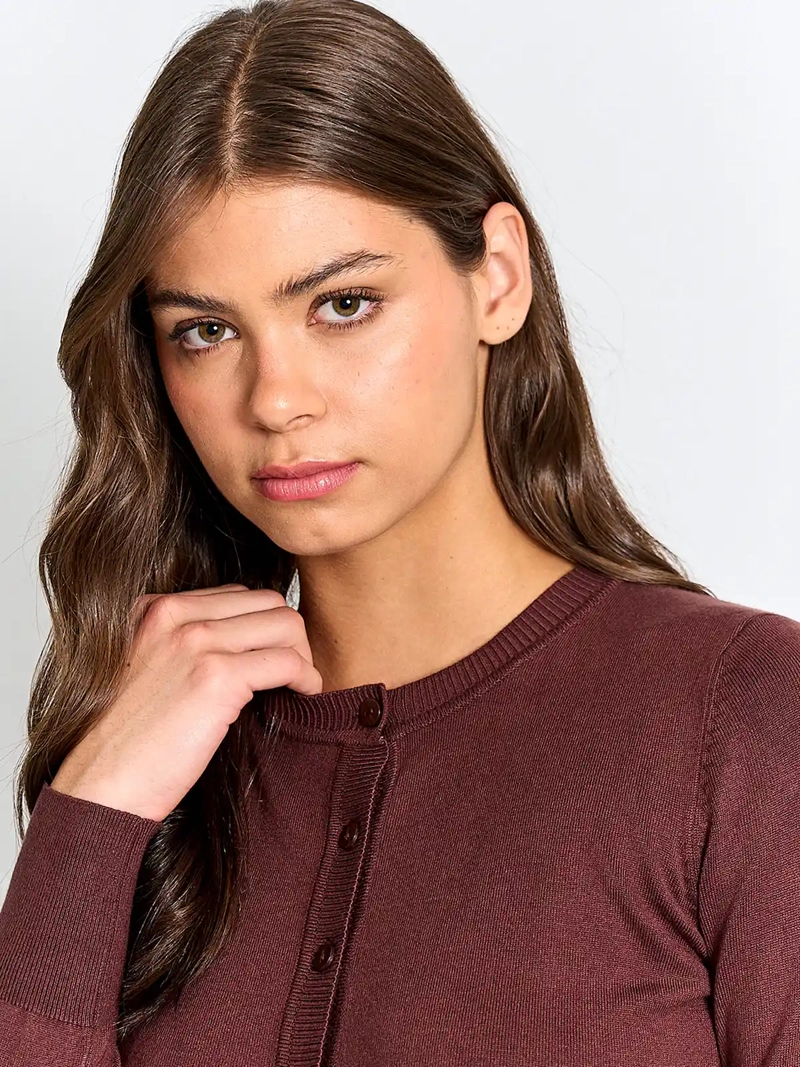 CARDIGAN MUJER MARQUIS CUELLO REDONDO - 3