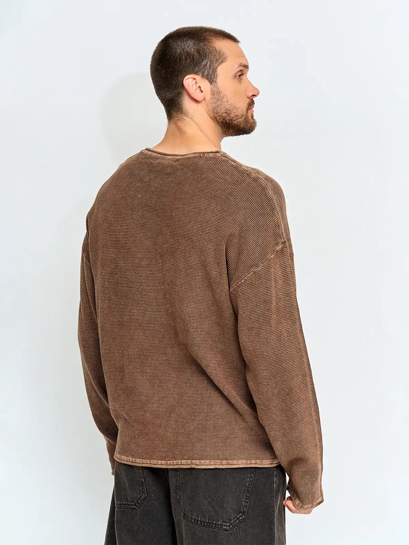 SWEATER HOMBRE INDEX ALGODÓN CUELLO REDONDO LAVADO - 2