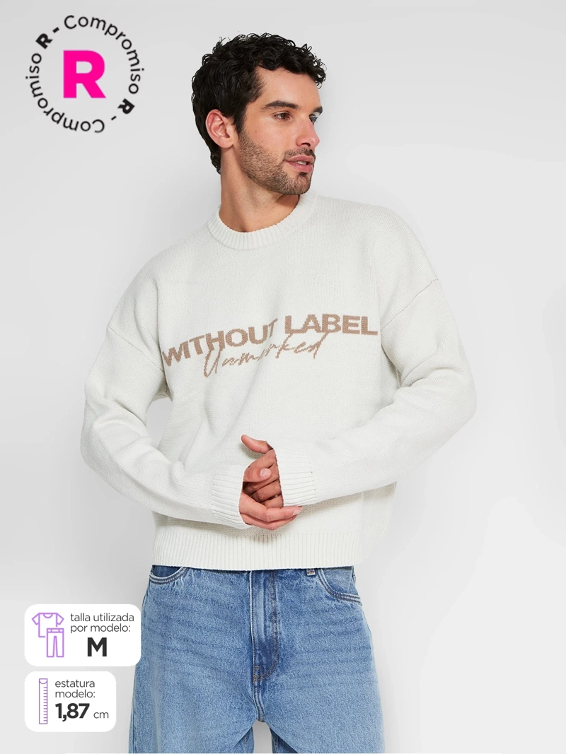 SWEATER HOMBRE INDEX PRINT - 1