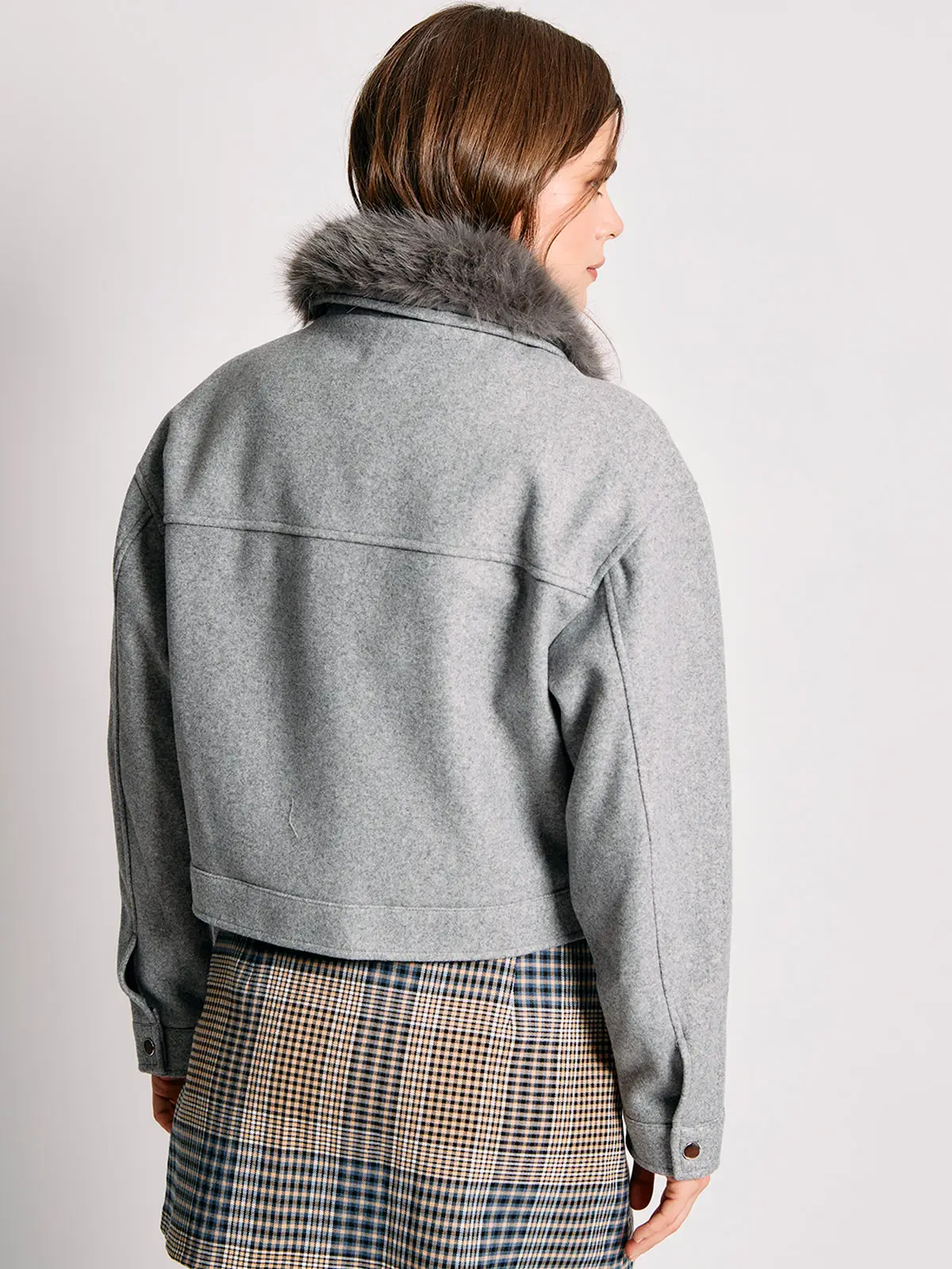 CHAQUETA MUJER INDEX CUELLO PIEL - 2